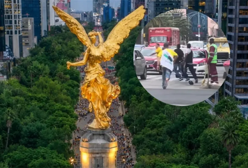Aficionados colombianos provocaron bronca en centro de CDMX Aficionados colombianos provocaron bronca en centro de CDMX