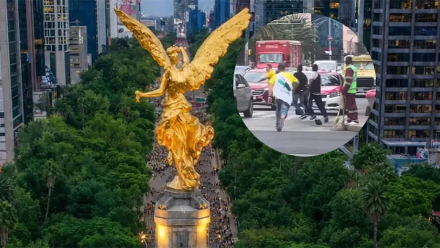 Mundial 2026: Bronca entre colombianos en el centro de CDMX