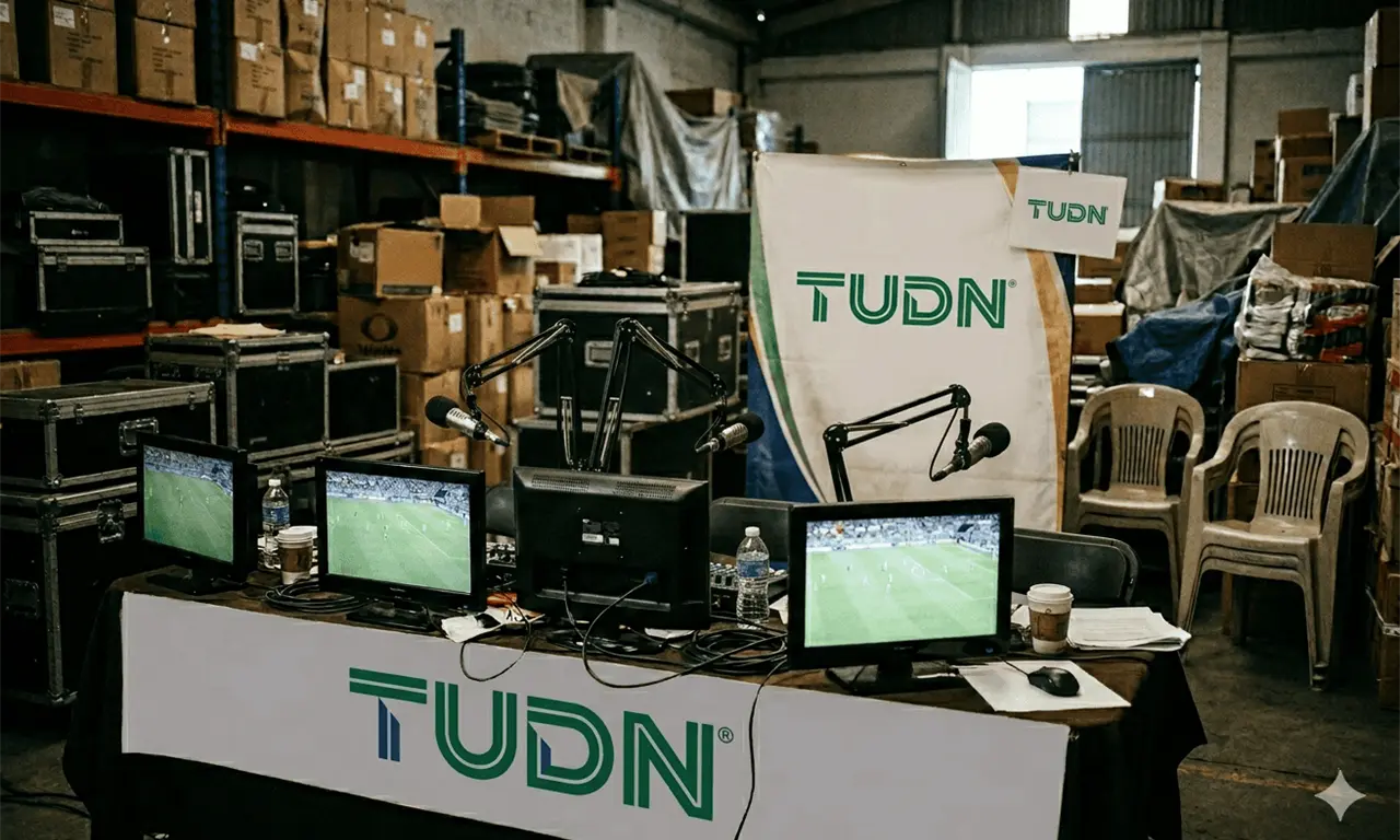  TUDN retratada por sus transmisiones 