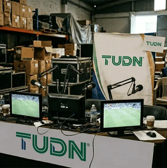 TUDN transmiti&oacute; desde bodegas improvisadas en vergonzosa revelaci&oacute;n