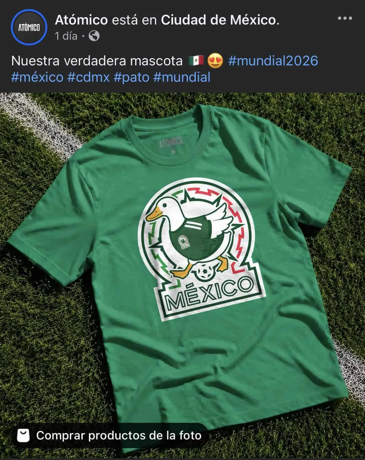 La imagen del Pato Merlín en la Publicidad de Atómico La imagen del Pato Merlín en la Publicidad de Atómico