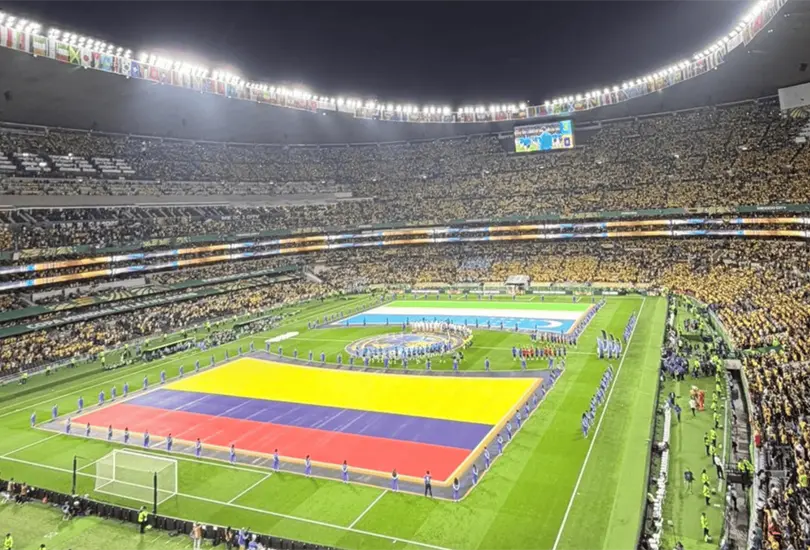 Lleno el Estadio Ciudad de México para el Uzbekistán vs Colombia