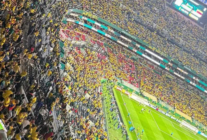 Entrada el Colombia vs Uzbekist&aacute;n