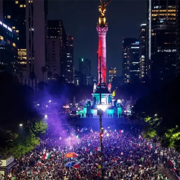 Caos y descontrol, as&iacute; fue la celebraci&oacute;n tras el triunfo del Tri ante Corea