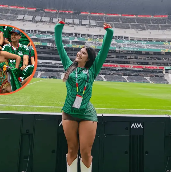 Revelada la identidad de la aficionada viral en el M&eacute;xico vs Corea