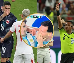 Si Messi se tap&oacute; la boca, &iquest;por qu&eacute; no fue expulsado contra Argelia?