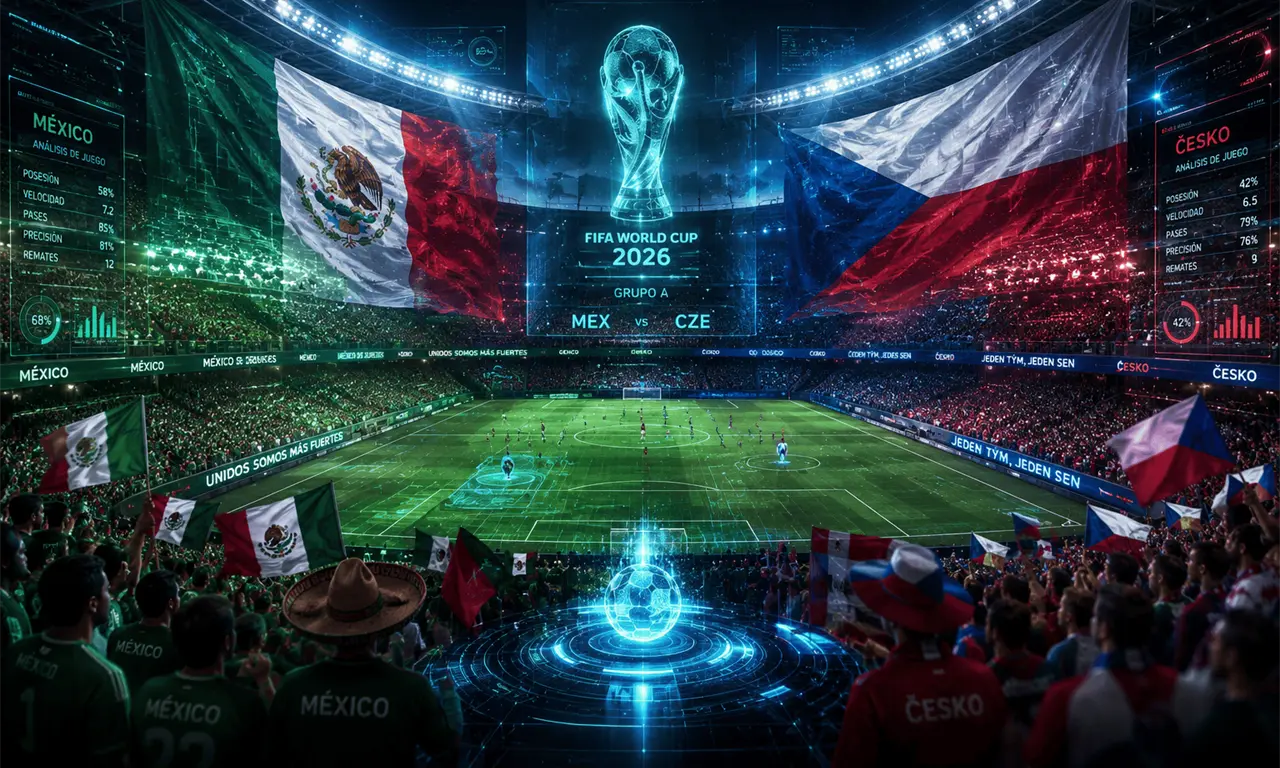  La inteligencia artificial analiza datos y proyecta escenarios del México vs Chequia en el Mundial 2026 