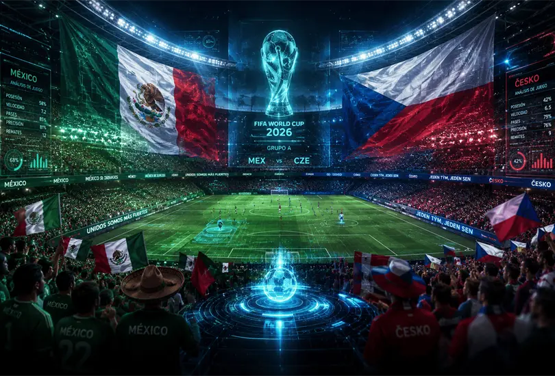 La inteligencia artificial analiza datos y proyecta escenarios del M&eacute;xico vs Chequia en el Mundial 2026