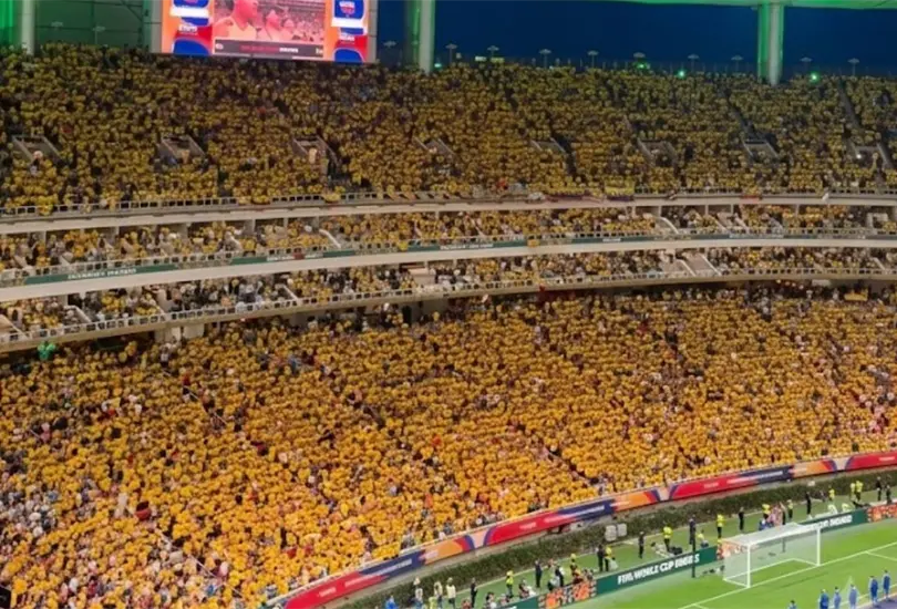 Lugares vac&iacute;os en el Colombia vs El Congo