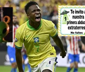 Los aliens no aparecieron en el Brasil vs Escocia, pero s&iacute; los memes