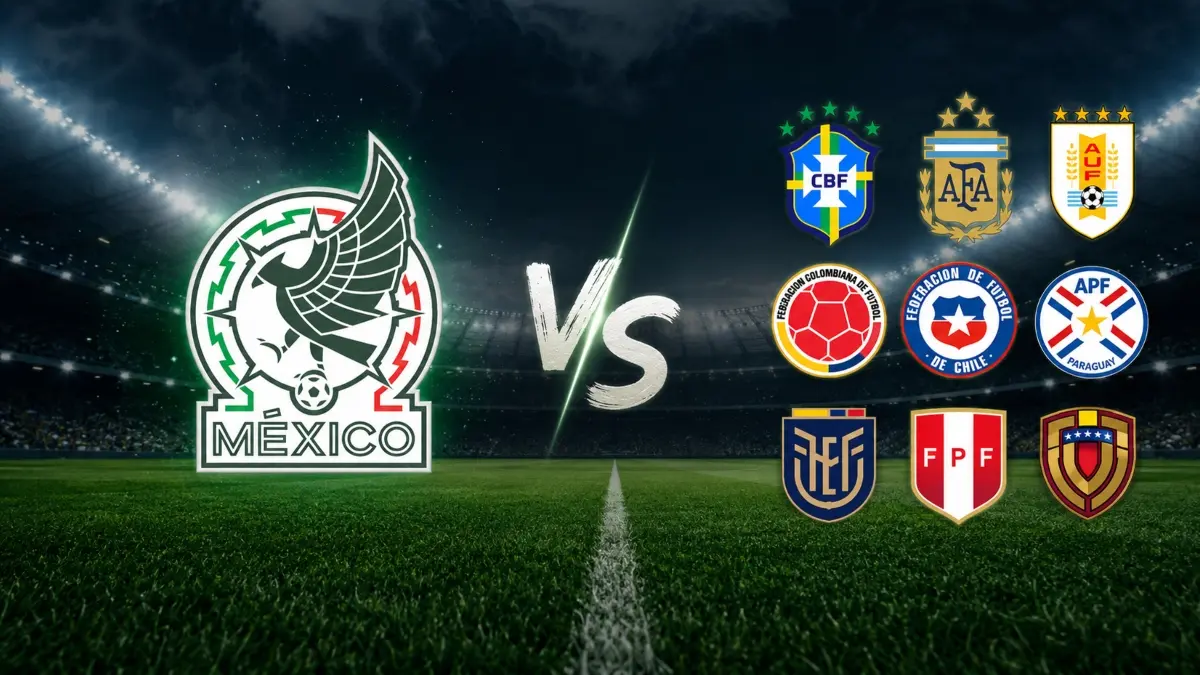  México vs selecciones de Conmebol 