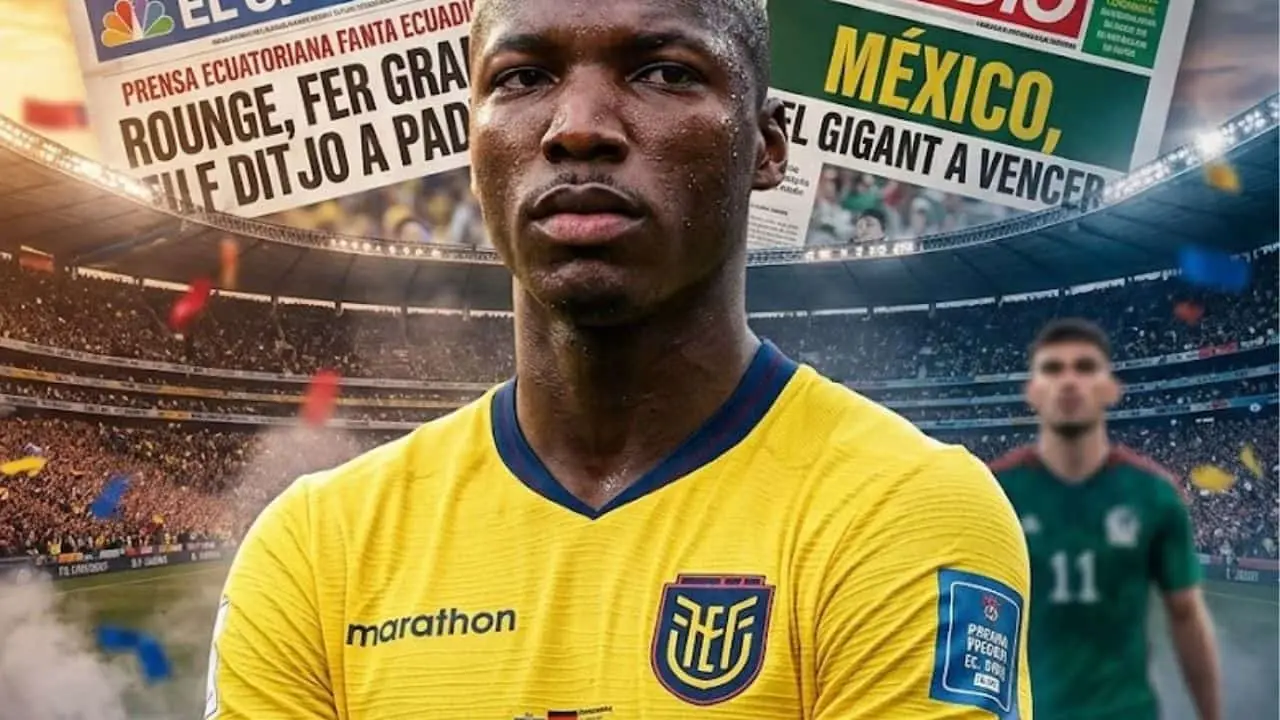  Prensa ecuatoriana sobre el Ecuador vs México 