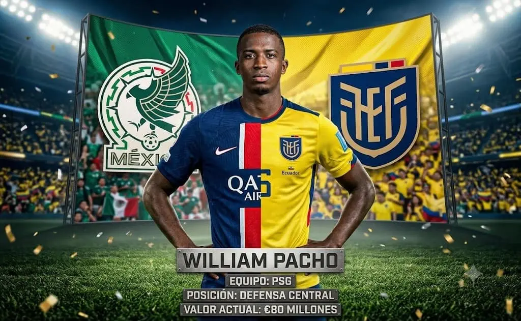 William Pacho es la solidez defensiva