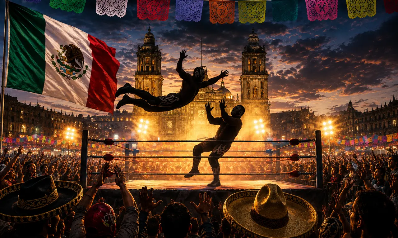  La AAA se suma al Fan Fest del Zócalo, llevando la lucha libre mexicana al escenario mundialista. 