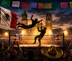 AAA invade el Fan Fest: lucha libre en pleno Mundial