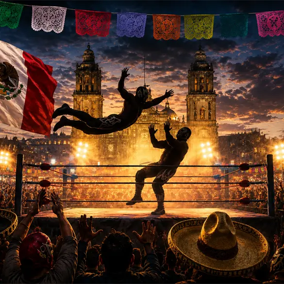 AAA invade el Fan Fest: lucha libre en pleno Mundial