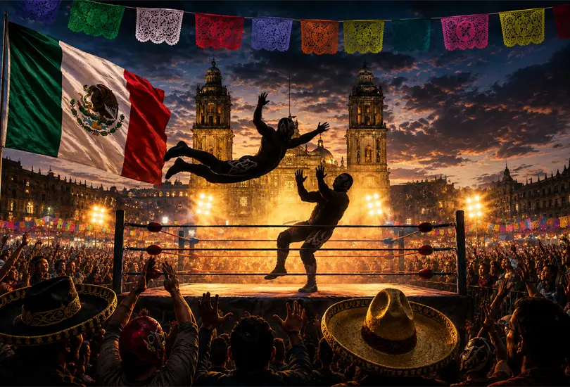 La AAA se suma al Fan Fest del Zócalo, llevando la lucha libre mexicana al escenario mundialista.