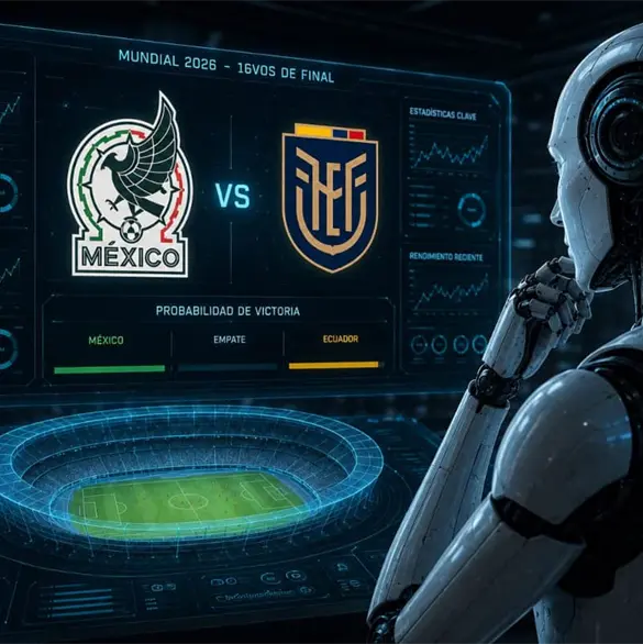 Mundial 2026: IA predice al ganador del M&eacute;xico vs Ecuador