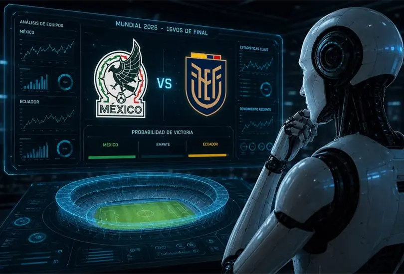 La IA tiene a su ganador del M&eacute;xico vs Ecuador