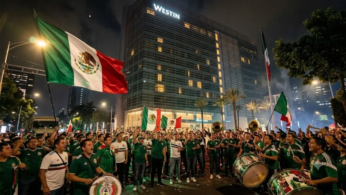  Aficionados mexicanos dieron serenata hostil a la Selección de Ecuador 