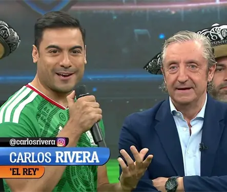 Carlos Rivera sacudi&oacute; El Chiringuito con "El Rey" y "Cielito Lindo"