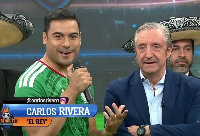Carlos Rivera eclipsó debates futboleros y convirtió El Chiringuito en palenque mexicano. Carlos Rivera eclipsó debates futboleros y convirtió El Chiringuito en palenque mexicano.