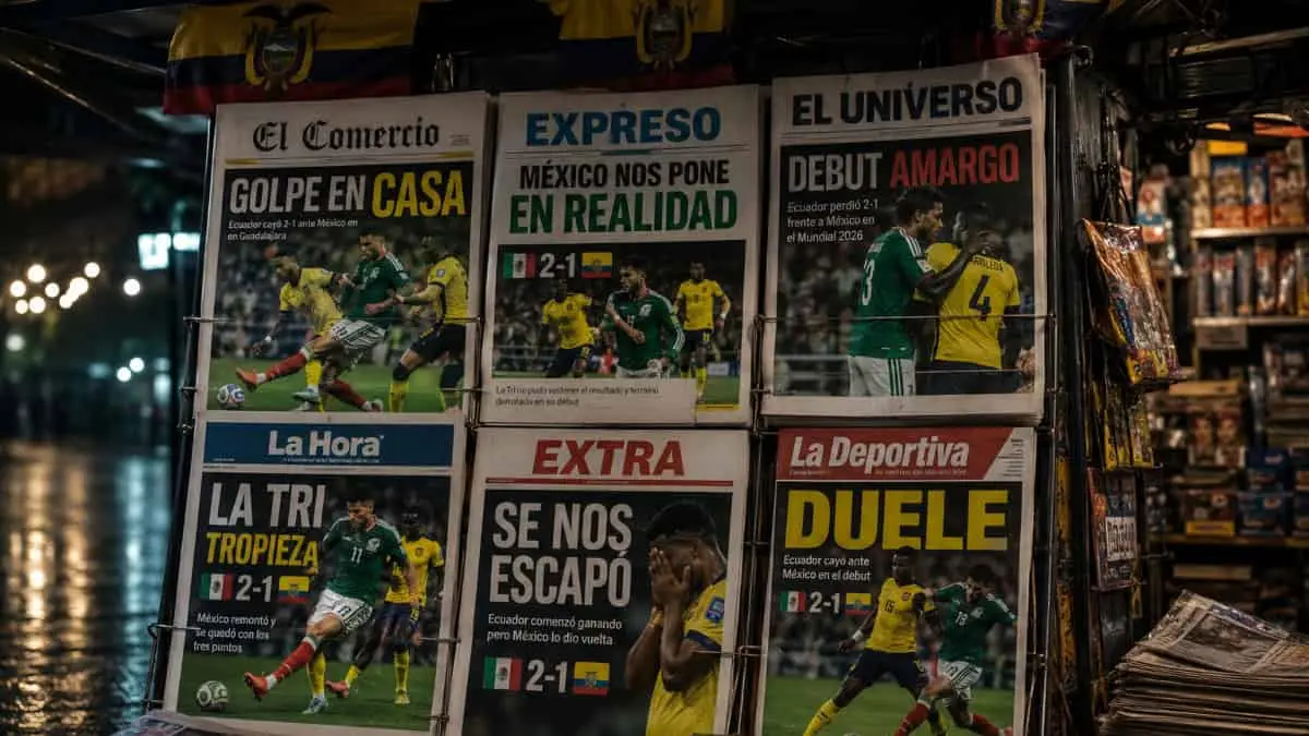  Ecuador se llevó un duro golpe de realidad 