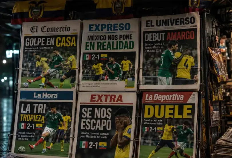 Ecuador se llev&oacute; un duro golpe de realidad
