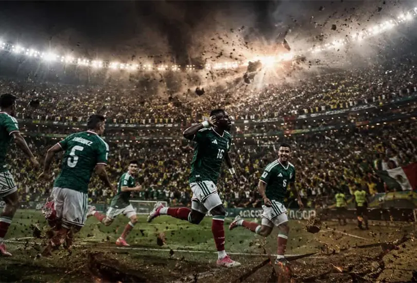 Gol de México provoca movimiento sismólogico Gol de México provoca movimiento sismólogico
