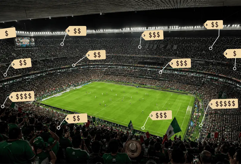 La reventa alcanz&oacute; precios hist&oacute;ricos para el M&eacute;xico vs Inglaterra