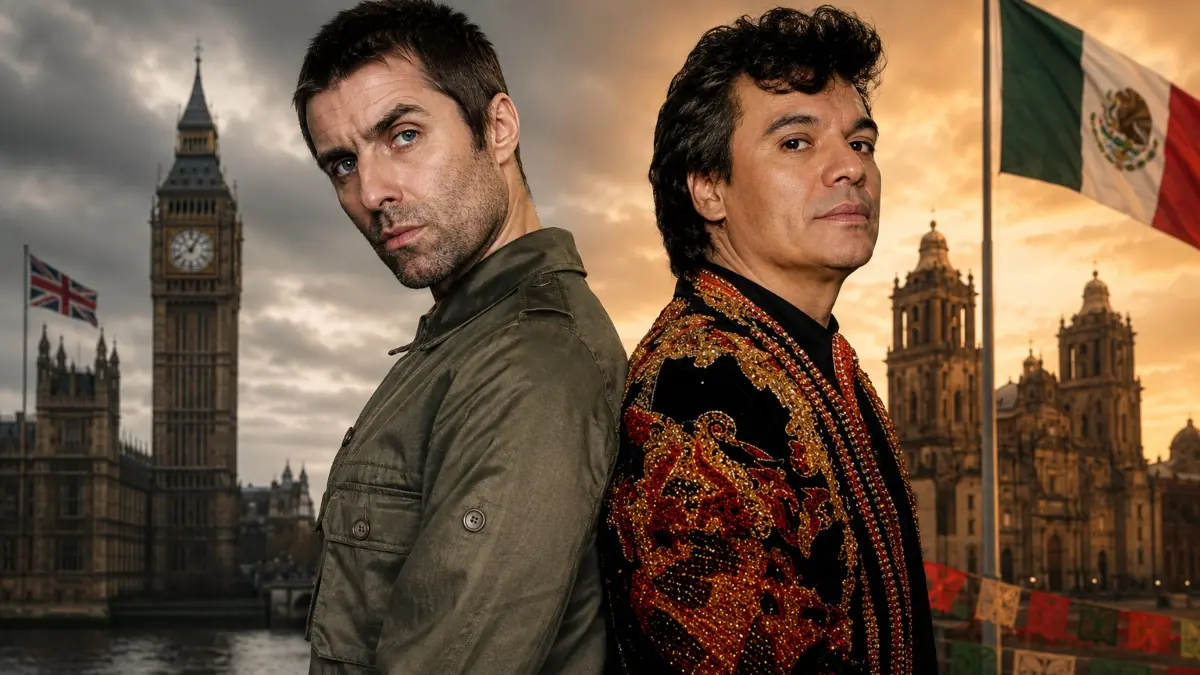  Liam Gallagher respondió a los comparativos con Juan Gabriel 