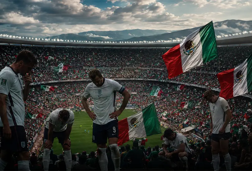 La prensa inglesa advierte que la altitud del Estadio Azteca ser&aacute; un factor clave en el M&eacute;xico vs Inglaterra de Octavos del Mundial 2026.