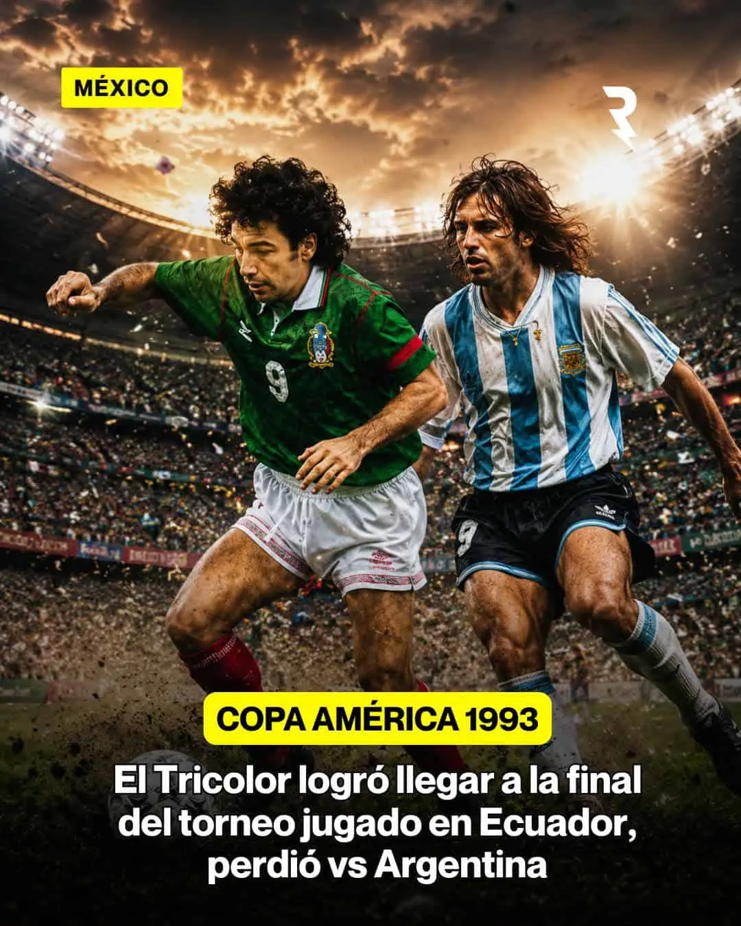 México disputó la final de la Copa América vs Argentina México disputó la final de la Copa América vs Argentina