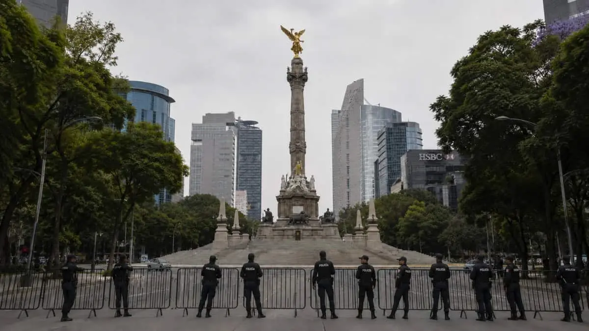  Habrá operativo especial en el Ángel de la Independencia 