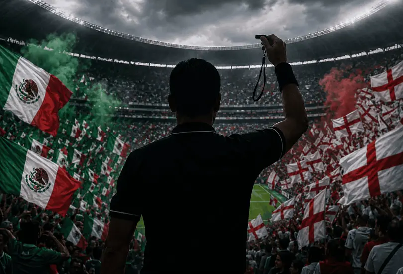 Alireza Faghani, árbitro del histórico México vs Alemania en Rusia 2018, fue designado para dirigir el México vs Inglaterra en Octavos del Mundial 2026. Alireza Faghani, árbitro del histórico México vs Alemania en Rusia 2018, fue designado para dirigir el México vs Inglaterra en Octavos del Mundial 2026.