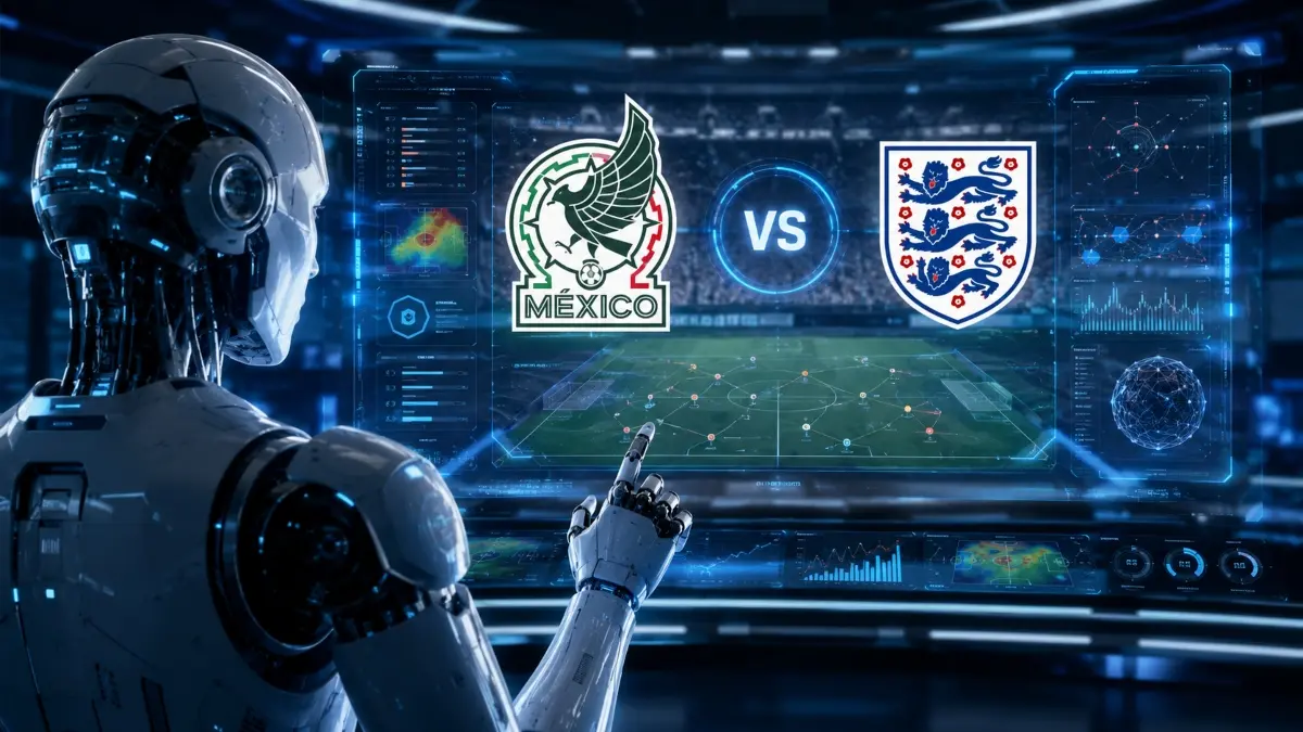  La IA tiene un claro favorito para el México vs Inglaterra 