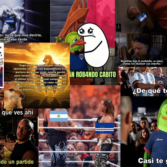 Los Mejores Memes del Argentina vs Cabo Verde