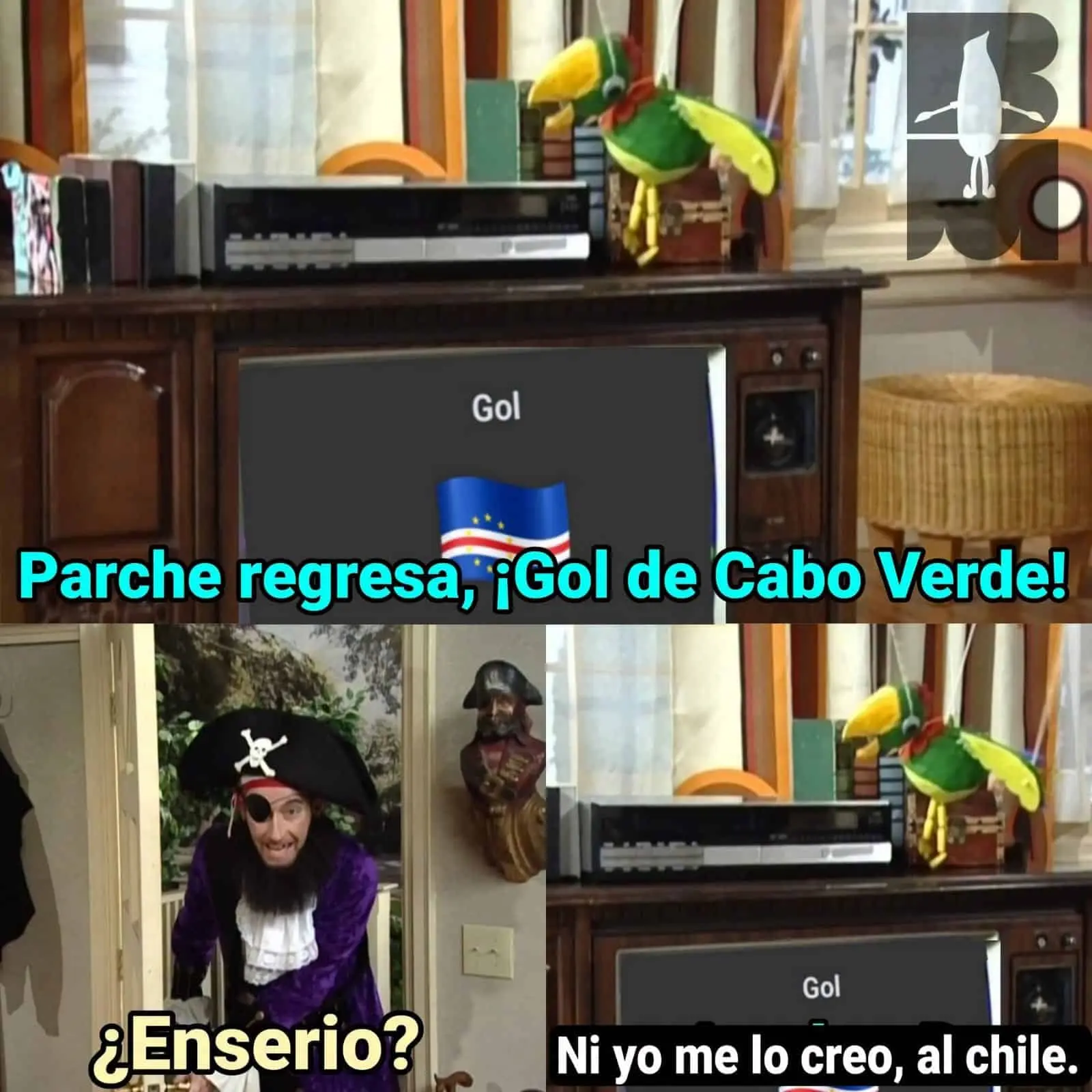 El buen amigo de Parche se regresó a ver el gol El buen amigo de Parche se regresó a ver el gol
