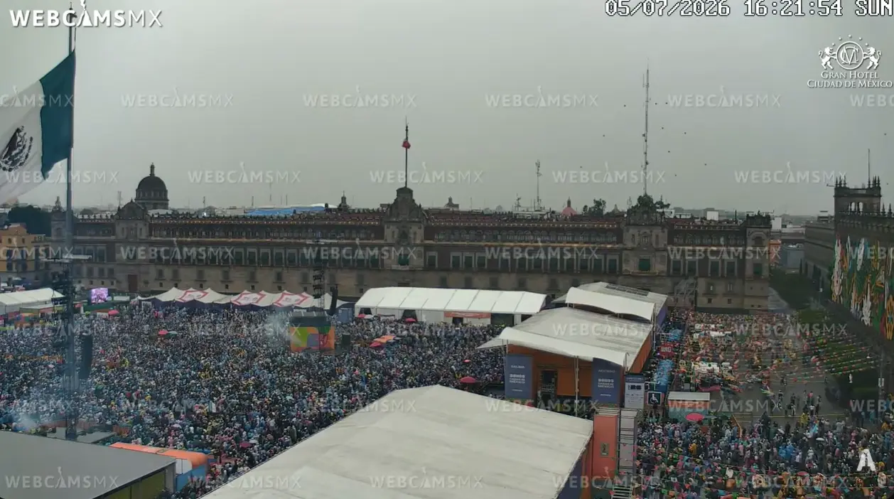 Zócalo capitalino a reventar Zócalo capitalino a reventar