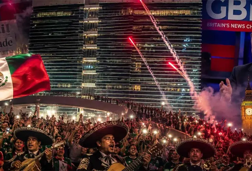 Prensa inglesa molesta con serenata mexicana Prensa inglesa molesta con serenata mexicana