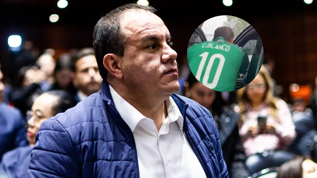  Cuauhtémoc Blanco fue abordado por manifestantes 