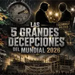 Las 5 grandes decepciones del Mundial 2026