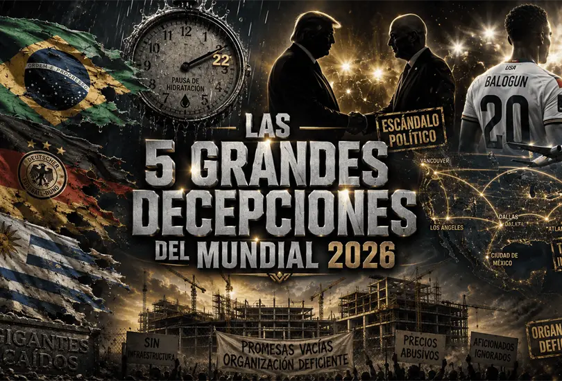 Banderas rasgadas, pausas polémicas y escándalos: la imagen que resume las decepciones que marcaron el Mundial 2026. Banderas rasgadas, pausas polémicas y escándalos: la imagen que resume las decepciones que marcaron el Mundial 2026.