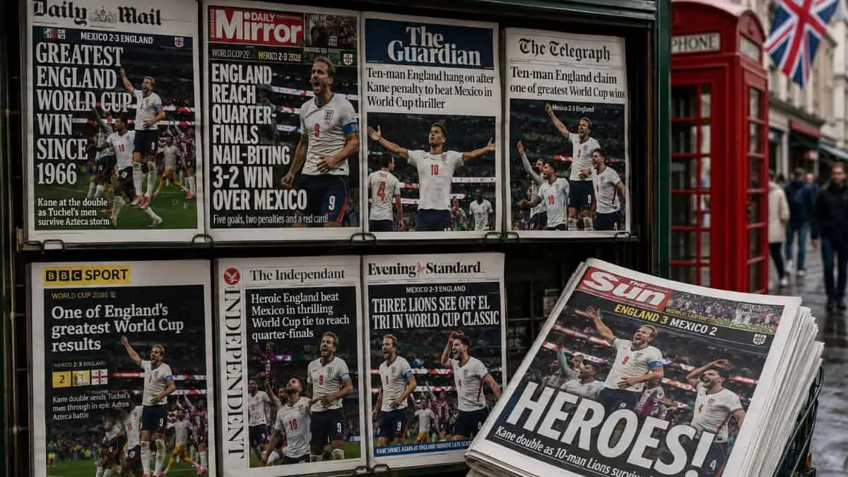  La prensa inglesa reconoció a México 