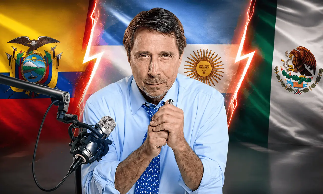  El periodista de la fake news sobre Ecuador ahora explota contra México 