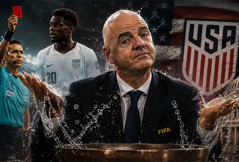 Infantino se lava las manos Infantino se lava las manos