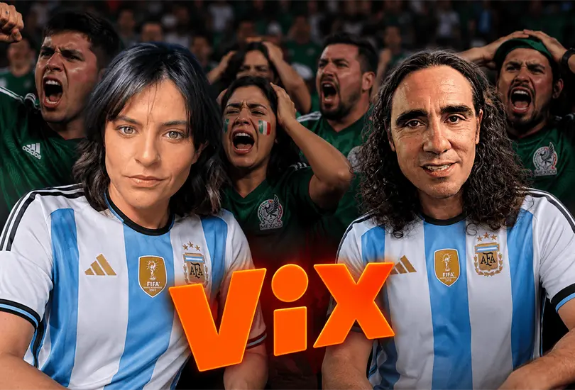 Aficionados mexicanos explotaron contra la transmisión de los argentinos Lola del Carril y Sorín en ViX por su falta de objetividad. Aficionados mexicanos explotaron contra la transmisión de los argentinos Lola del Carril y Sorín en ViX por su falta de objetividad.
