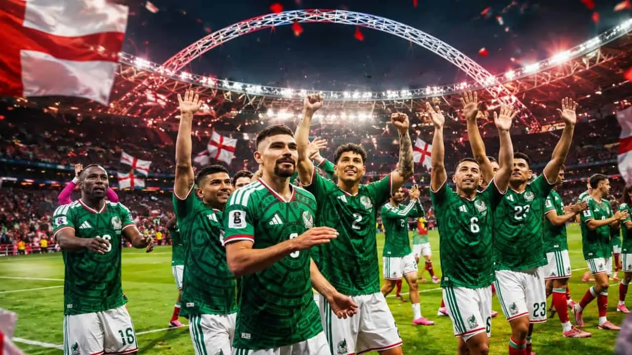 Prensa de Inglaterra pide a México en Wembley 