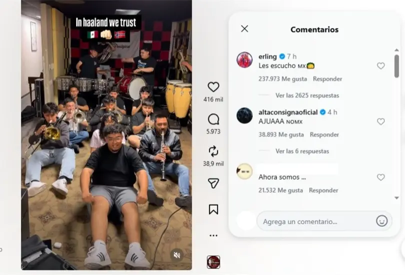 La reacción de Halaand se volvió muy viral La reacción de Halaand se volvió muy viral