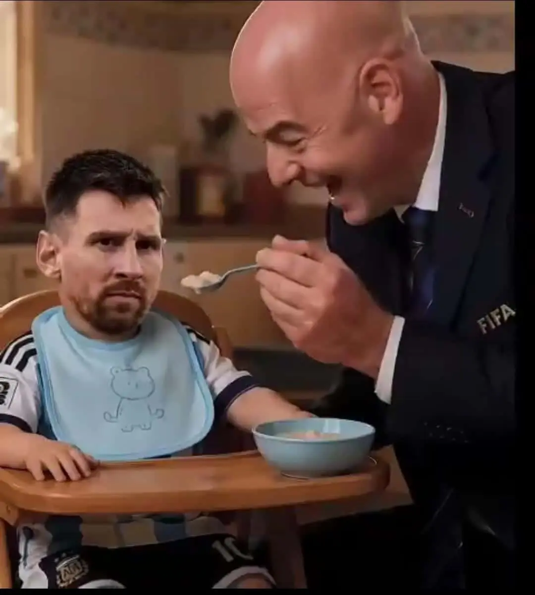 D&aacute;ndole de comer a su campe&oacute;n